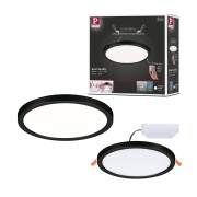 VariFit LED Einbaupanel 3-Step-Dim Areo IP44 rund 175mm 4000K Schwarz dimmbar
