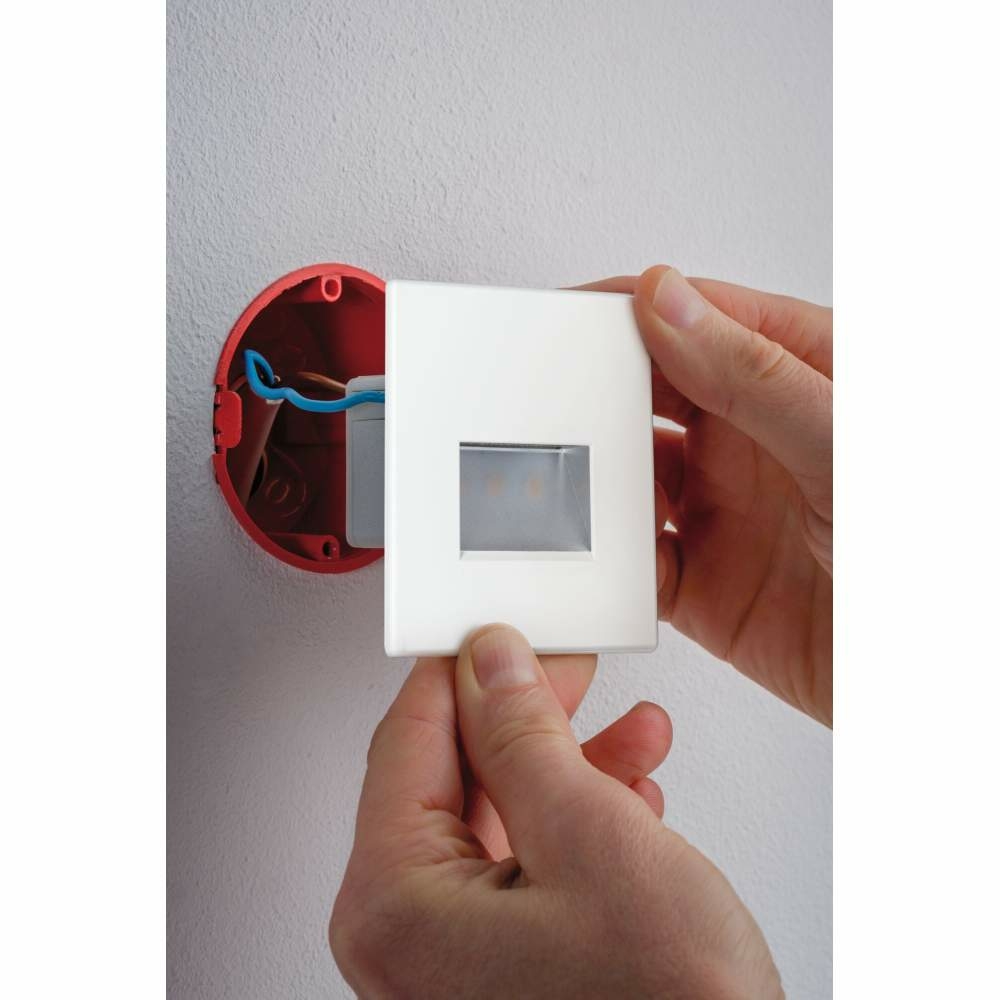Paulmann 93093 LED Wandeinbauleuchte Edge Quadro eckig 80x5mm 12W 