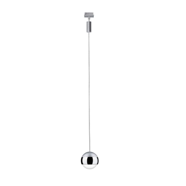 Paulmann URail LED Pendel Capsule II Chrom matt/Chrom 6,3W 4000K 440lm dimmbar (LED fest verbaut)