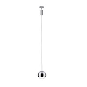 URail LED Pendel Capsule II Chrom matt/Chrom 6,3W 4000K 440lm dimmbar (LED fest verbaut)