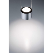 URail LED Pendelleuchte Aldan Chrom matt/Schwarz 8,5W 4000K dimmbar (LED fest verbaut)
