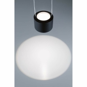 URail LED Pendelleuchte Aldan Schwarz matt 8,5W 4000K dimmbar (LED fest verbaut)