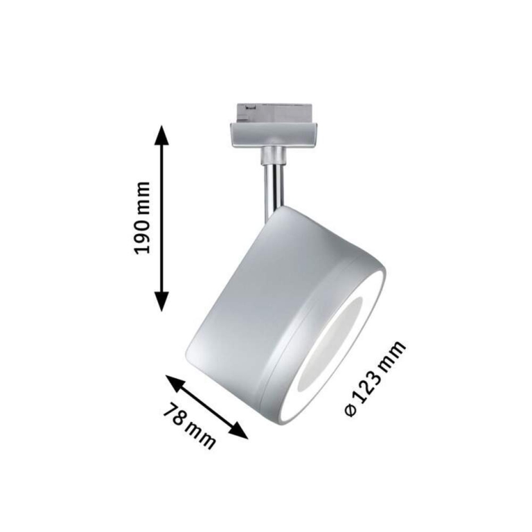 Paulmann URail LED Spot Arena 15,3W 950lm 4000K dimmbar chrom matt (LED fest verbaut)