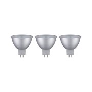 LED Reflektor   GU5,3 12V 3x450lm 3x6W 2700K  Chrom