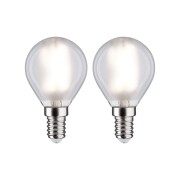 LED Tropfen Filament   E14 230V 2x470lm 2x4,8W 4000K  Matt