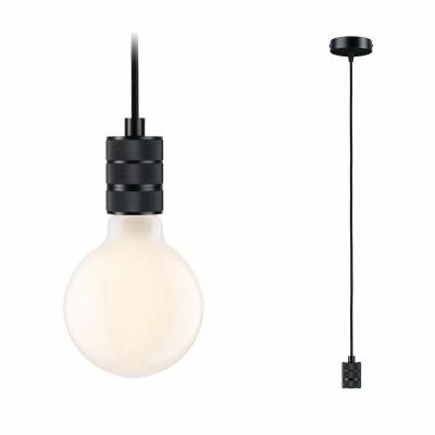 Lampen1a Wandleuchte 20W dimmbar Aik E27 79762 230V Schwarz Neordic max. | Paulmann