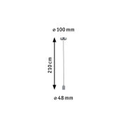 Neordic Pendelleuchte Tilla  E27   max. 60W Alu dimmbar Metall