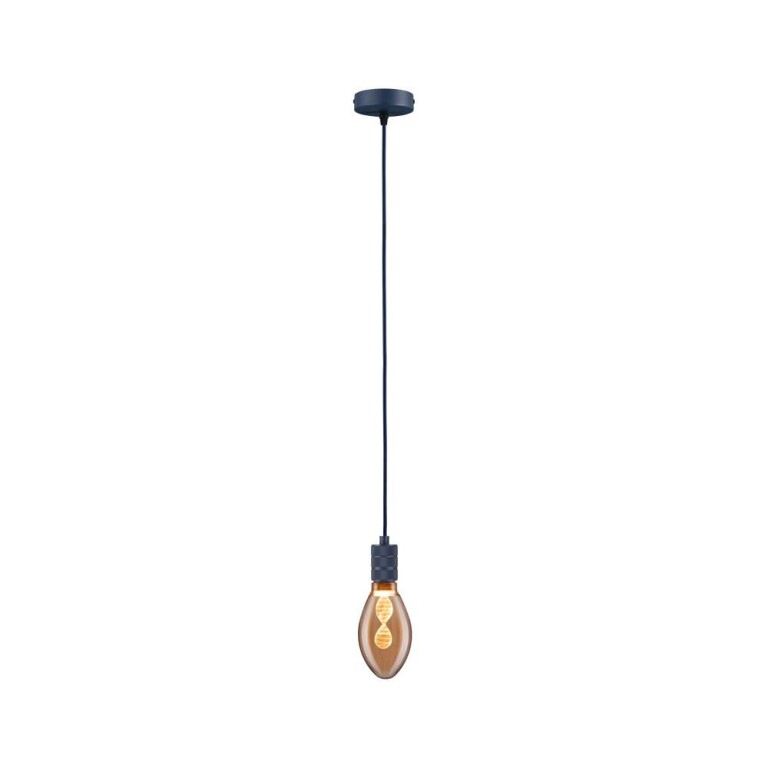 Paulmann Neordic Pendelleuchte Tilla  E27   max. 60W Nachtblau dimmbar Metall