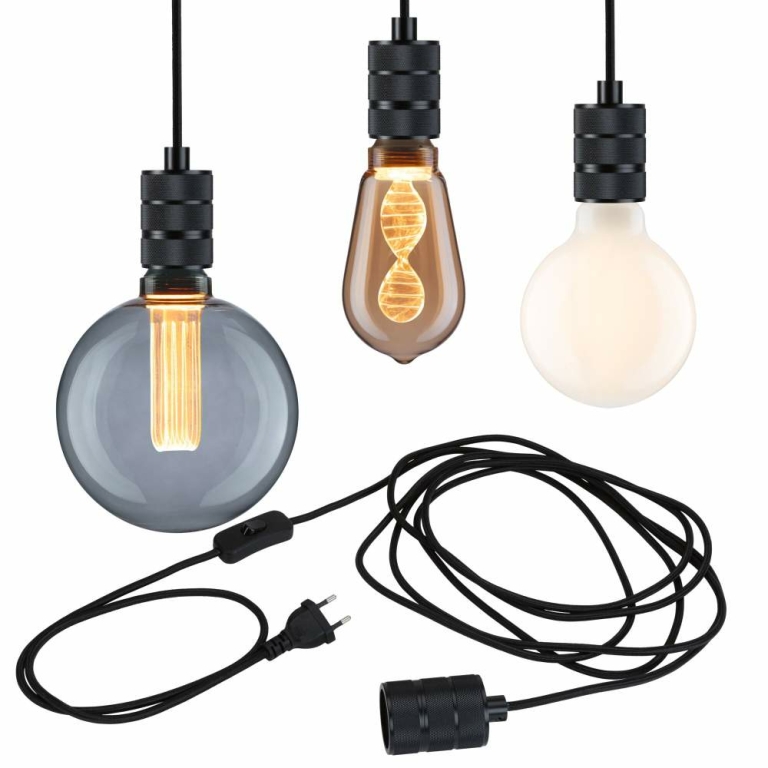 Lampen1a E27 Neordic | Tilla Alu 20W inkl. 78437 Stecker max. Pendelleuchte Paulmann dimmbar