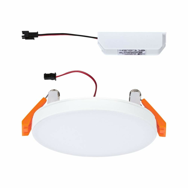 Paulmann VariFit LED Einbaupanel Veluna Edge IP44 rund 90mm 500lm 4000K Weiß