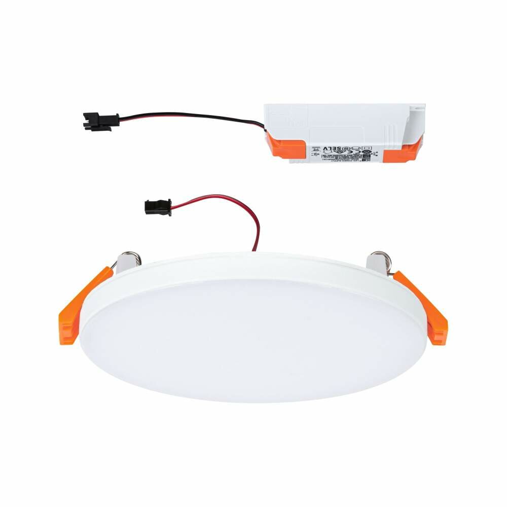Paulmann 79939 VariFit LED Einbaupanel Veluna Edge IP44 rund 120mm 650lm  3000K | Lampen1a | Kinderlampen