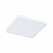 VariFit LED Einbaupanel Veluna Edge IP44 eckig 90x90mm 450lm 3000K Weiß
