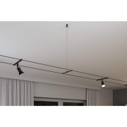 CorDuo Seilsystem Montageset Zwischenabhängung 1m Schwarz matt