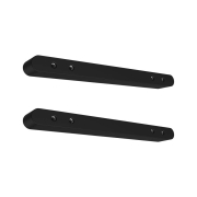 CorDuo Seilsystem Montageset Halterung 2er-Set Schwarz matt