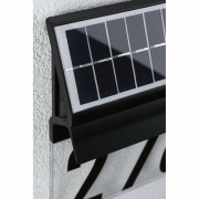Solar LED Hausnummernleuchte Neda IP44 3000K 14lm Schwarz