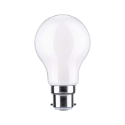LED Birne B22d 230V 1055lm 9W 2700K dimmbar Opal