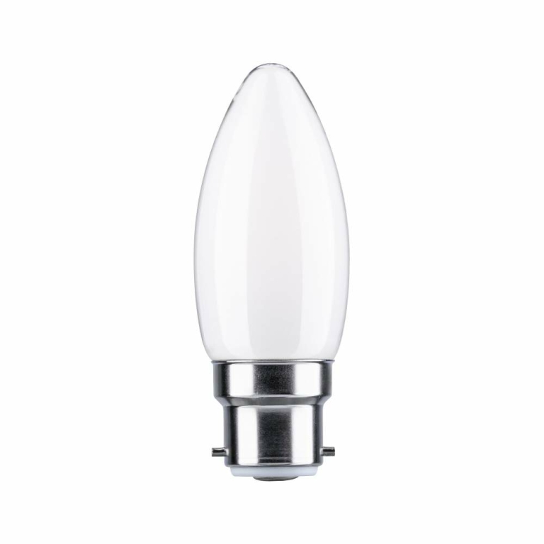 Paulmann LED Kerze B22d 230V 470lm 4,7W 2700K  Opal