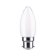 LED Kerze B22d 230V 470lm 4,7W 2700K dimmbar Opal