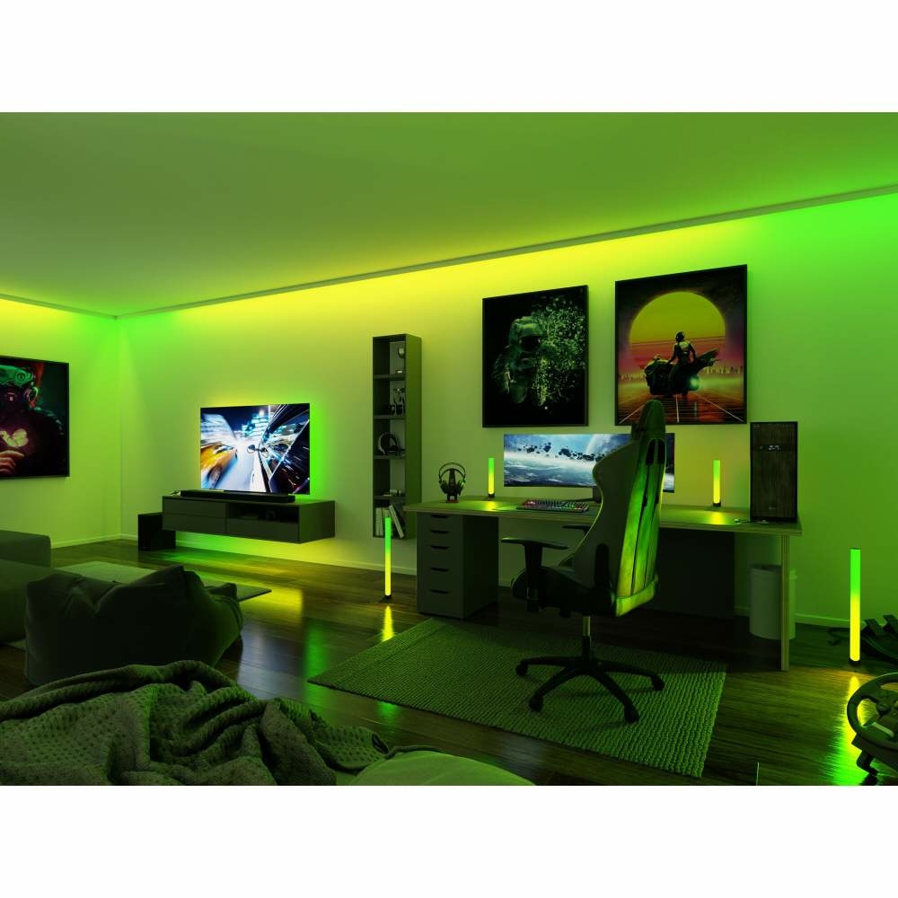 Paulmann 78881 EntertainLED USB LED Strip RGB TV-Beleuchtung 65 Zoll 24m 4W  60LEDs/m