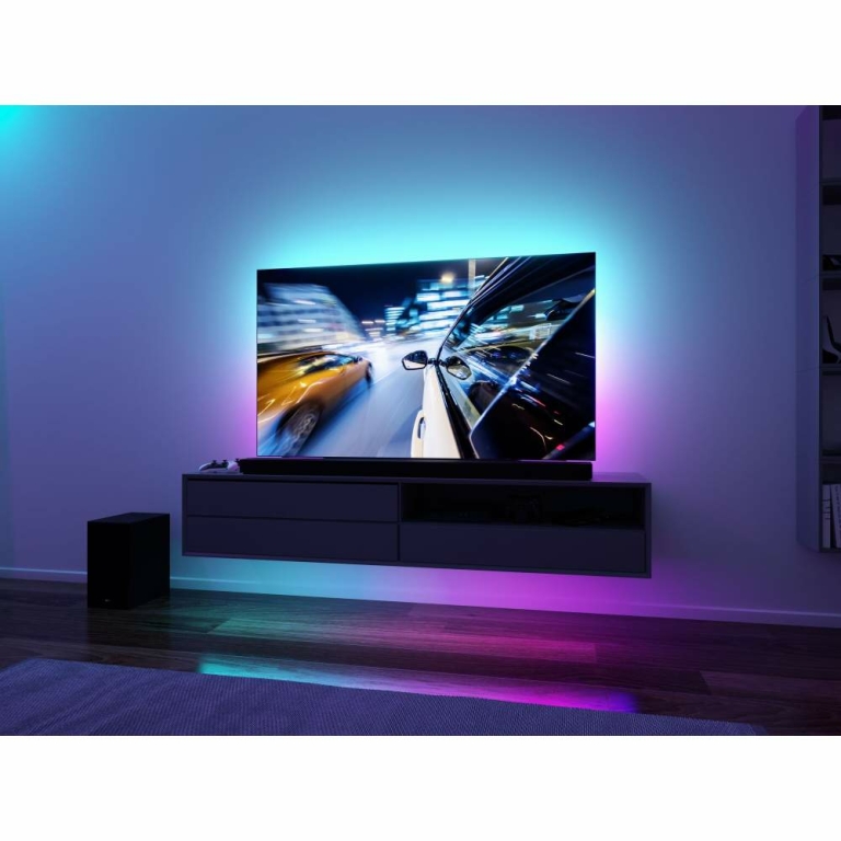 Paulmann EntertainLED USB LED Strip RGB TV-Beleuchtung 65 Zoll 2,4m 4W 60LEDs/m