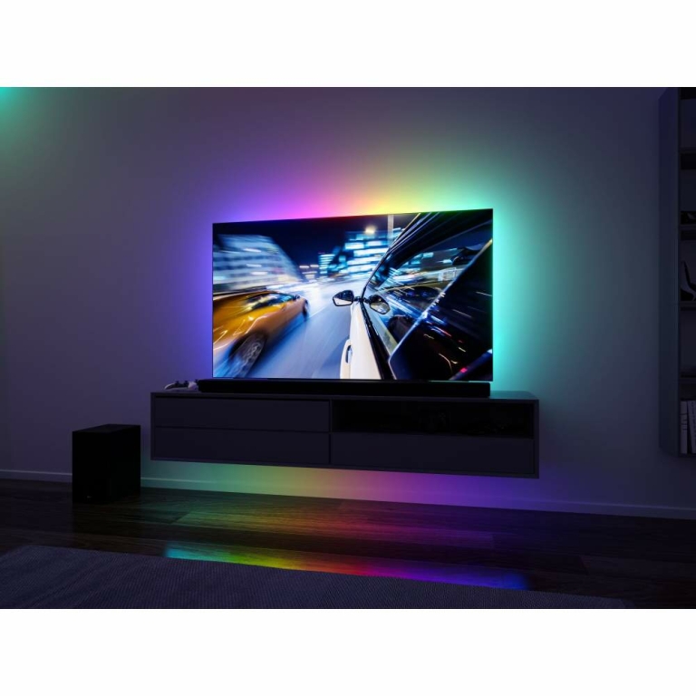 Paulmann EntertainLED USB LED Strip RGB TV-Beleuchtung 65 Zoll 2,4m 4W 60LEDs/m
