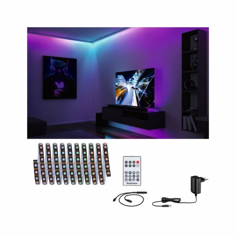 Paulmann EntertainLED LED Stripe Dynamic RGB 3m   5W  60LEDs/m  10VA
