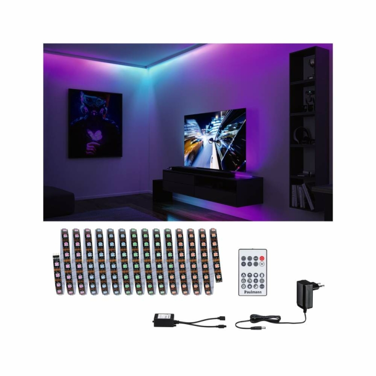 Paulmann EntertainLED LED Stripe Dynamic RGB 5m   10,5W  60LEDs/m  15VA