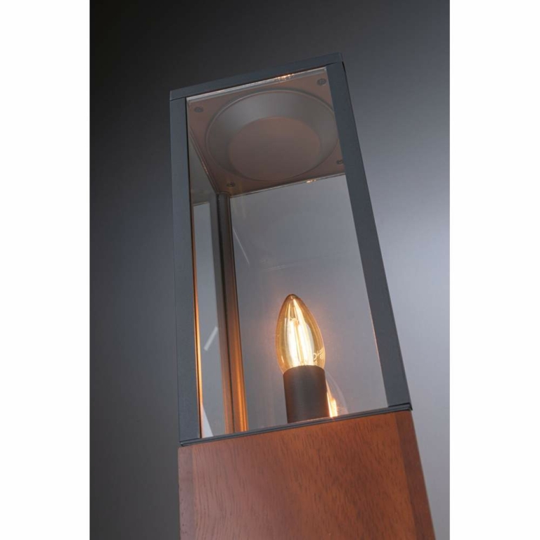 Paulmann Plug & Shine Pollerleuchte Venea 40cm IP44 Holz inkl. Leuchtmittel