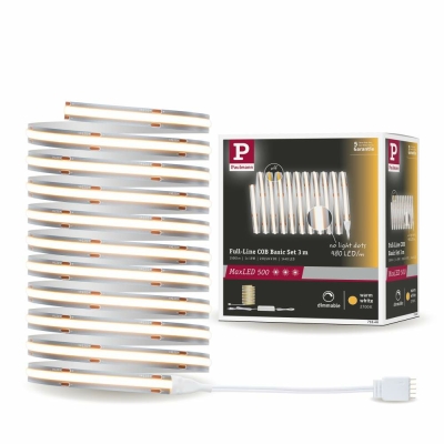 Paulmann MaxLED 500 LED Strip Full-Line COB Basisset 3m 19W 1500lm 480LEDs/m 2700K 36VA