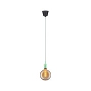 Neordic Pendelleuchte Ketil  E27   max. 60W Hellgrün#Schwarz dimmbar Silikon#Kunststoff
