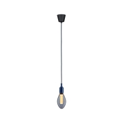 Neordic Pendelleuchte Ketil  E27   max. 60W Nachtblau#Schwarz dimmbar Silikon#Kunststoff