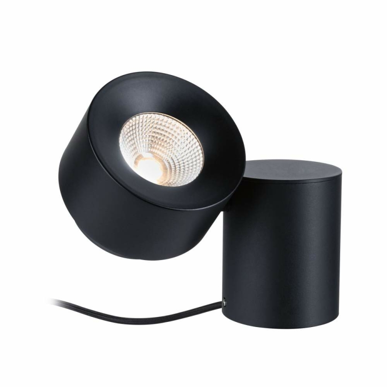Paulmann LED Tischleuchte Puric Pane Smart Home ZigBee 300lm 3W 2700K Schwarz 2in1 dimmbar schwenkbar