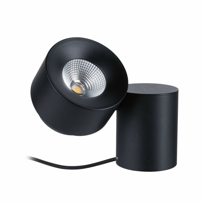 Paulmann LED Tischleuchte Puric Pane Smart Home ZigBee 300lm 3W 2700K Schwarz 2in1 dimmbar schwenkbar