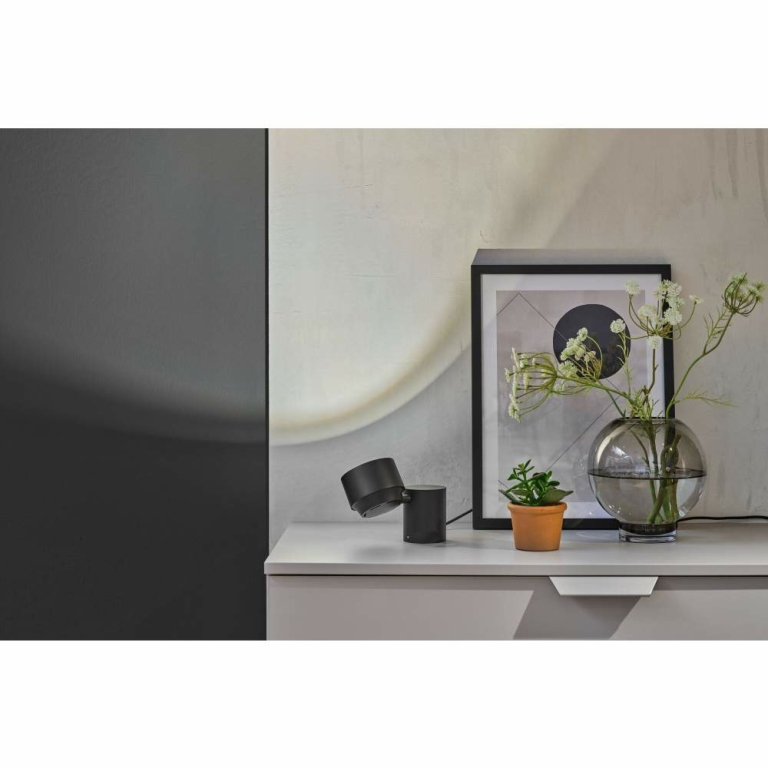 Paulmann LED Tischleuchte Puric Pane Smart Home ZigBee 300lm 3W 2700K Schwarz 2in1 dimmbar schwenkbar