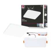 VariFit LED Einbaupanel Veluna Edge IP44 eckig 120x120mm 650lm 4000K Weiß
