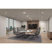 VariFit LED Einbaupanel Veluna Edge IP44 eckig 120x120mm 650lm 4000K Weiß