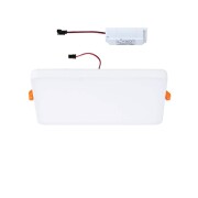 VariFit LED Einbaupanel Veluna Edge IP44 eckig 160x160mm 1100lm 3000K Weiß dimmbar