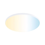 VariFit LED Einbaupanel Smart Home Zigbee Veluna Edge IP44 rund 160mm 1000lm Tunable White Weiß dimmbar