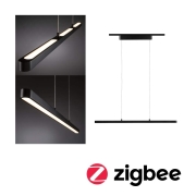URail LED Pendel Lento Schwarz matt ZigBee Tunable White dimmbar (LED fest verbaut)