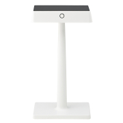 Sigor Nuindie CHARGE Akku-Tischleuchte weiß LED eckig 2700K IP54 dimmbar Easy-Connect Qi-Ladefunktion