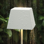 Sigor Nuindie Akku-Tischleuchte  weiß LED eckig 380mm IP54 dimmbar Flex-Mood Easy-Connect