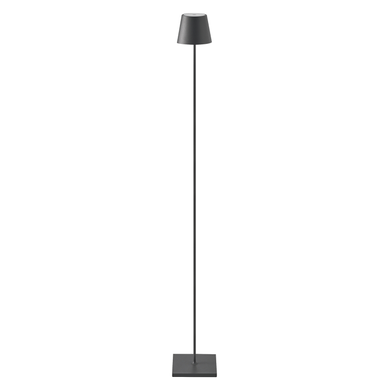 SIGOR Sigor Nuindie Akku-Stehlampe  schwarz LED rund 1200mm IP54 dimmbar Flex-Mood Easy-Connect