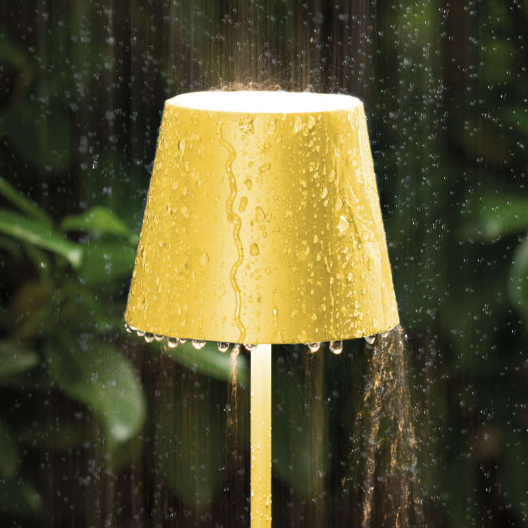 SIGOR Sigor Nuindie Akku-Stehlampe  gelb LED rund 1200mm IP54 dimmbar Flex-Mood Easy-Connect