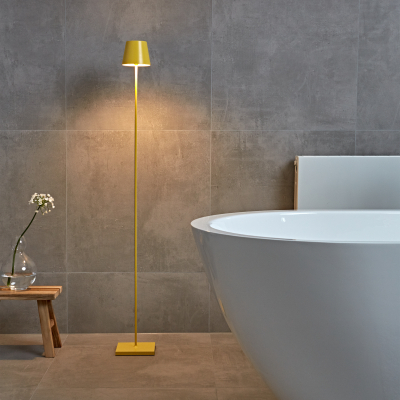 SIGOR Sigor Nuindie Akku-Stehlampe  gelb LED rund 1200mm IP54 dimmbar Flex-Mood Easy-Connect