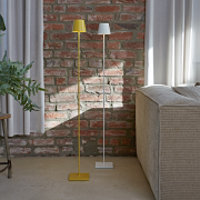 Sigor Nuindie Akku-Stehlampe  gelb LED rund 1200mm IP54 dimmbar Flex-Mood Easy-Connect