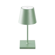 Sigor Nuindie mini Akku-Tischleuchte grün LED rund 250mm IP54 dimmbar Flex-Mood Easy-Connect