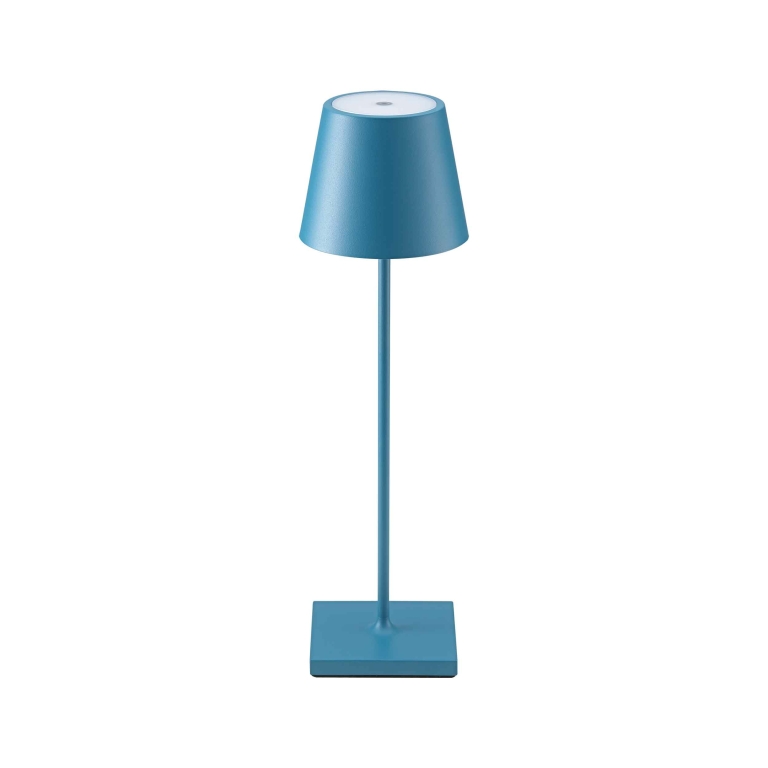 SIGOR Sigor Nuindie Akku-Tischleuchte  blau LED rund 380mm IP54 dimmbar Flex-Mood Easy-Connect