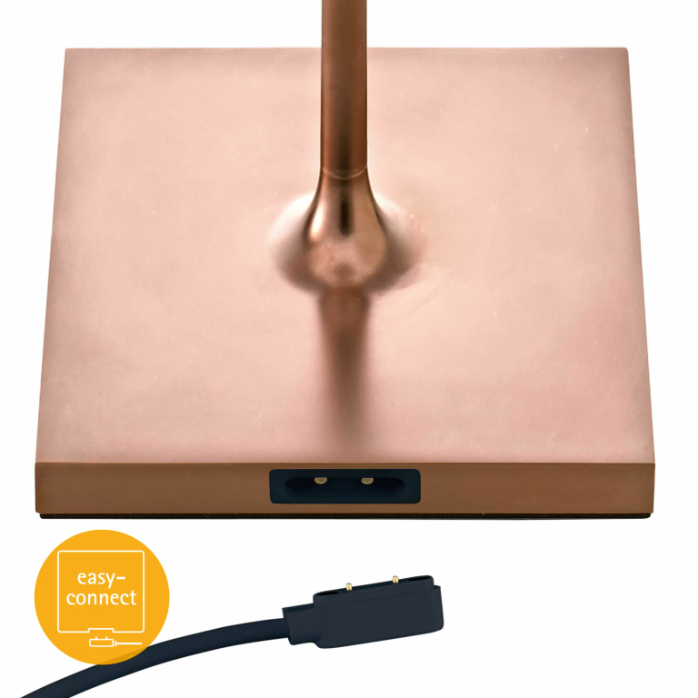 SIGOR Sigor Nuindie Akku-Tischleuchte  bronze LED rund 380mm IP54 dimmbar Flex-Mood Easy-Connect