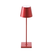 Sigor Nuindie Akku-Tischleuchte  Kirschrot LED rund 380mm IP54 dimmbar Flex-Mood Easy-Connect