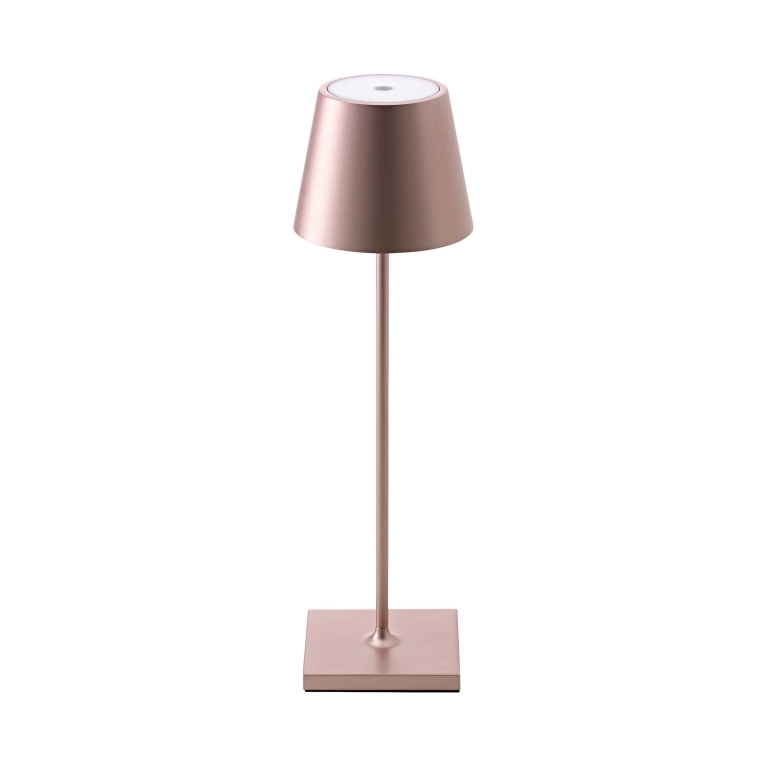 SIGOR Sigor Nuindie Akku-Tischleuchte  Roségold LED rund 380mm IP54 dimmbar Flex-Mood Easy-Connect